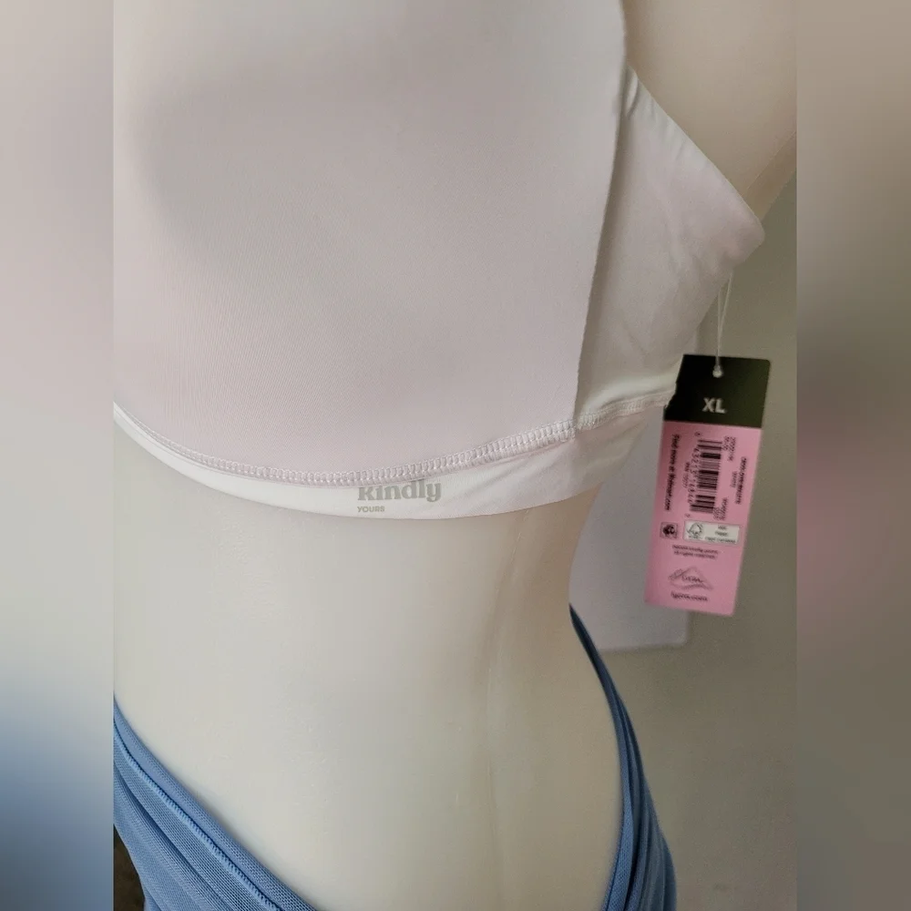 Women's White Plunge Bra